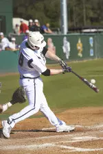 Jordon Lenaburg had one of SFA's four hits in its 6-0 loss to Northwestern State on Friday.