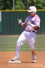 Joseph Olson had a pair of hits in Saturday's 6-4 win over Northwestern State.