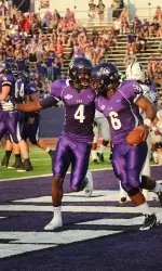 Gus Johnson rushed for 104 yards and two touchdowns in SFA's 50-13 win over McMurry.