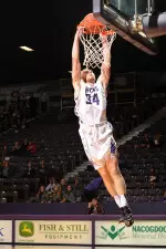 Junior Jacob Parker recorded his seventh double-double of the season in a 66-49 win over Central Arkansas.