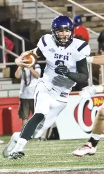 Zach Conque threw for 291 yards and rushed for three touchdowns on the night