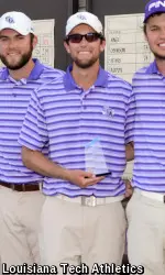 Sophomore Baxter Ward tied for third overall with a new career-low of 9-under 207, tying for the third-lowest 54-hole tournament score in program history