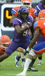 Senior WR DJ Ward set a new career-best with 12 receptions on the afternoon