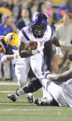 RB Gus Johnson remains well within striking range of become SFA's all-time leading rusher