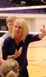 Head coach Debbie Humphreys