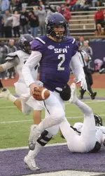 Sophomore QB Zach Conque finished with 370 yards of total offense and three TDs on the afternoon