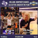 Paige Holland and Debbie Humphreys highlighted a long list of Ladyjacks who received All-SLC recognition on Wednesday