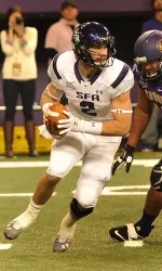 Zach Conque completed 15-of-26 passes for 83 yards before suffering an injury