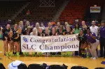 The Ladyjacks earned a share of the SLC title with a win over Northwestern State on Friday night