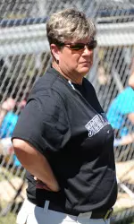 Head coach Gay McNutt