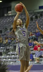 Porsha Roberts scored 29 points to lead SFA past Arizona on Saturday evening