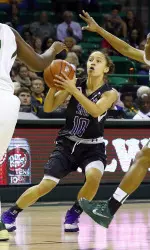 Sophomore Brentney Branch leads SFA in three-pointers made this season