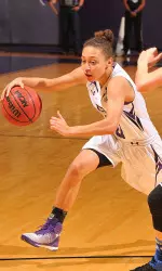Sophomore Brentney Branch notched a career-high 20 points in Wednesday night's victory