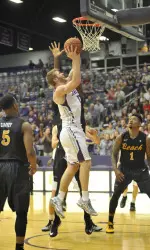 Junior Thomas Walkup finished with 16 points and 9 rebounds.