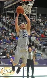Junior Jacob Parker scored 20 points in SFA's 67-60 win at Sam Houston State.