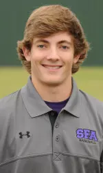 Freshman Will Vest went 2-for-4 with two doubles in SFA's 12-5 win over Incarnate Word.