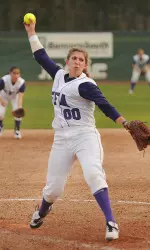 Senior pitcher Carlie Thomas struck out 10 in the complete game shutout