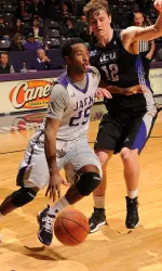 Senior Desmond Haymon became SFA's all-time winningest player in the Division I era in 75-62 win over SELU on Saturday.