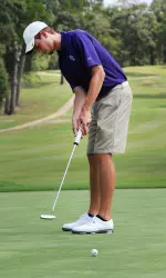 Junior Blake Pugh leads SFA with a 6-over 150 at the Border Olympics