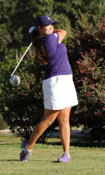 Freshman Piper Kyle set a career-best with an even-par 72 in round two