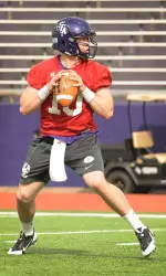Junior quarterback Joe Minden boasts the most experience in SFA's quarterback battle