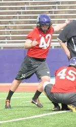Senior kicker Jordan Wiggs enters 2014 just 34 points shy of becoming SFA's all-time points leader