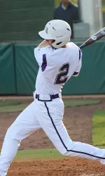 Senior Brett Thornell finished 1-for-3 in SFA's 8-4 loss to UCA on Sunday.
