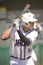 Senior Zach Marberry recorded his league-leading 15th double of the season in SFA's 8-6 loss at ACU on Saturday.