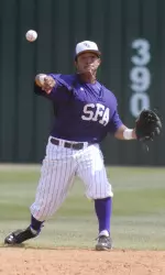Freshman Nick Ramos and SFA head to Dallas Baptist on Tuesday.