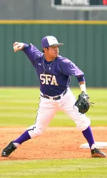 Freshman Nick Ramos finished 2-for-3 in SFA's 6-3 loss to New Mexico.