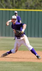 Senior Brett Thornell finished 2-for-3 in SFA's 10-8 loss to Creighton on Tuesday.