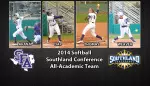 Four Ladyjacks were recognized on the Southland Conference All-Academic teams announced Wednesday.