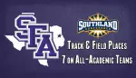 SFA track and field placed seven 'Jacks on the Southland Conference All-Academic teams.