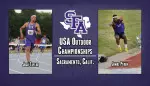 Josh Taylor and Jamal Peden will compete at the USA Outdoor Championships.