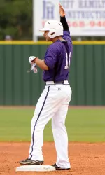 Senior Ricardo Sanchez drove in the game-winning RBI in the top of the 13th for SFA