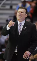 Head coach Brad Underwood's team rallied for the school's first-ever NCAA tournament victory