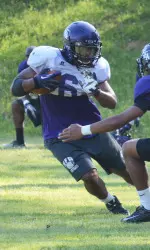 Senior running back Gus Johnson and the 'Jacks open fall practices Tuesday