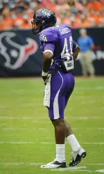 Senior linebacker Collin Garrett sits on the verge of cracking the SFA 200-tackle club