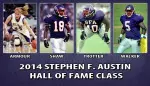 Four SFA greats will be inducted into the Hall of Fame on October 25th