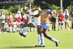 Senior Chelsea Raymond became SFA's all-time career points leader outright with goal against Southern.