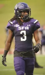 Keavon Madison has progressed from a walk-on to a regular in the starting lineup at SFA
