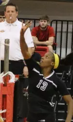 Jacque Allen led SFA with 15 kills on Thursday night