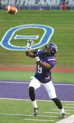 Senior WR DJ Ward is closing in on the SFA top-10 receiving list with 134 career receptions