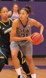Tierany Henderson and the Ladyjacks will look to improve to 4-1 in the SLC after two games this week