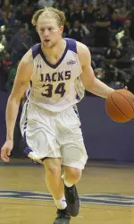 Senior Jacob Parker and SFA host New Orleans on Monday.