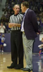 Head coach Brad Underwood and SFA will play at Sam Houston State on Saturday.