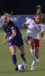 Freshman Breanna Moore scored her first collegiate goal and had an assist in Friday night's win