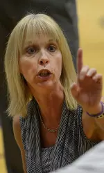 SFA head coach Debbie Humphreys