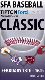 The 2015 SFA Tipton Ford Baseball Classic begins Friday.