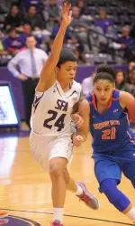 Freshman Charisma Alexander is coming off a career-high nine rebound performance against HBU